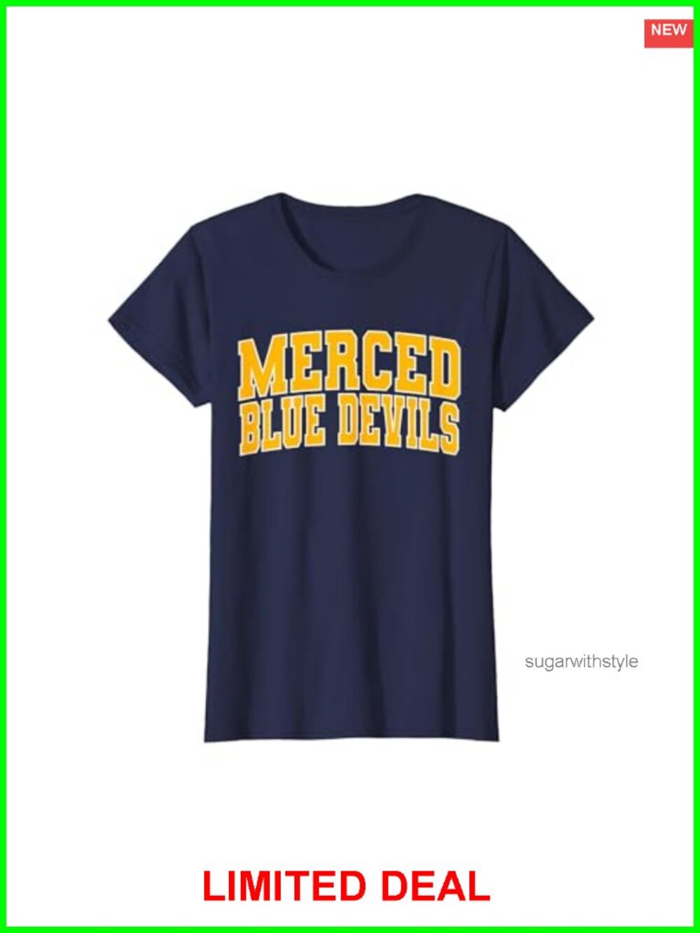 Collegiate T-Shirt Classic Fit Double-Needle Hem Women's Tee